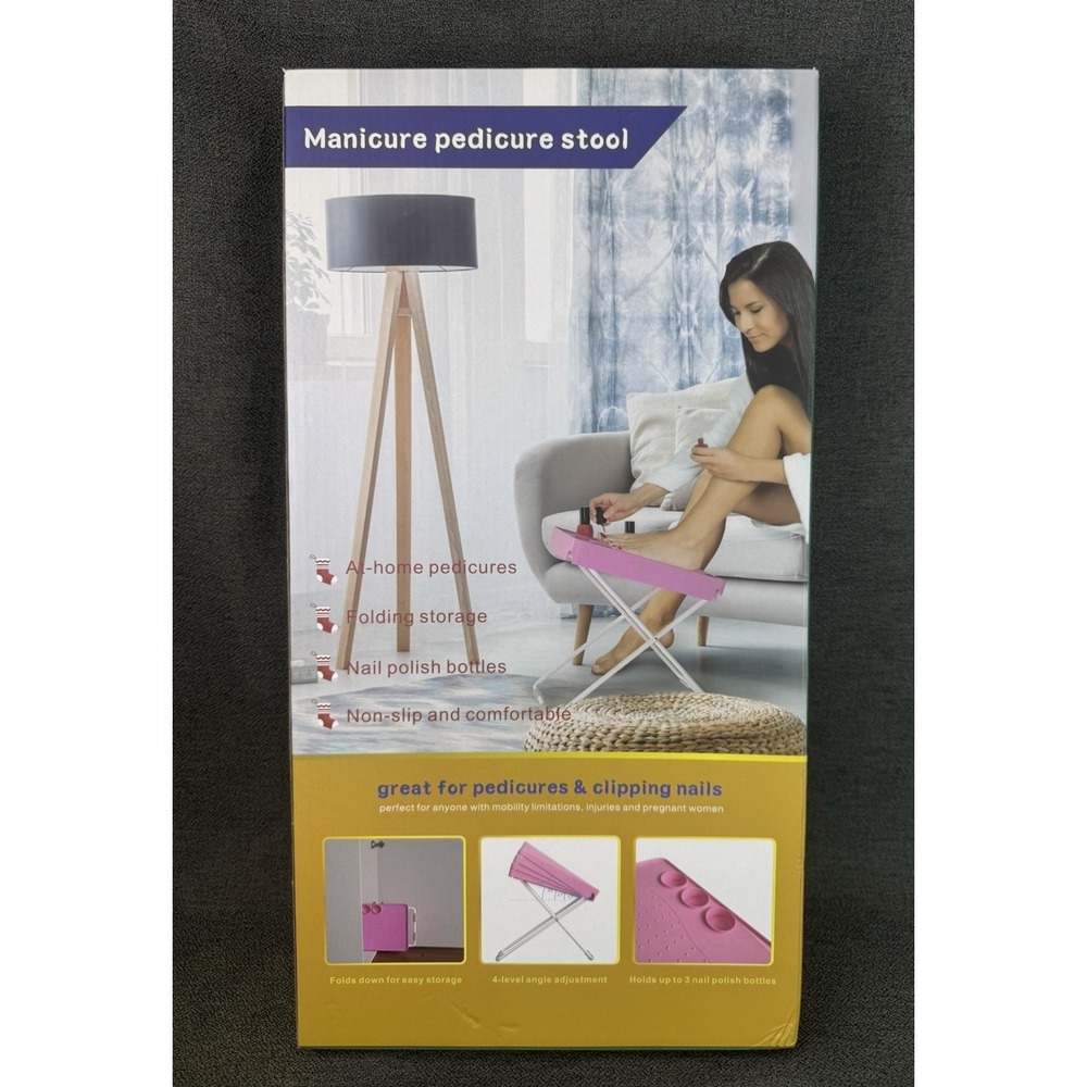 New Salon Step The Beauty Footrest Easy Home Pedicure Treat Your Feet Gift